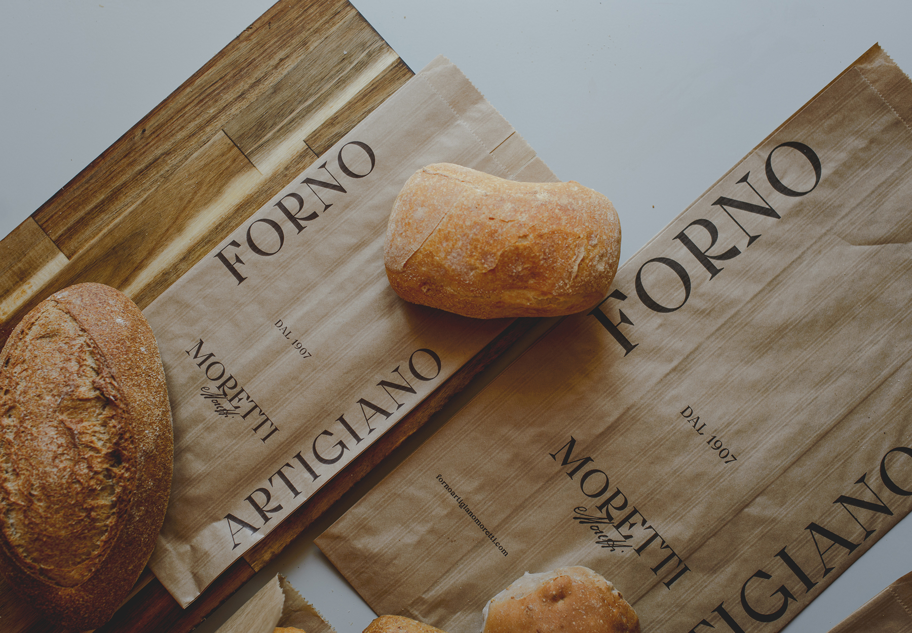 Rebranding Forno artigiano Moretti, Bassano del Grappa